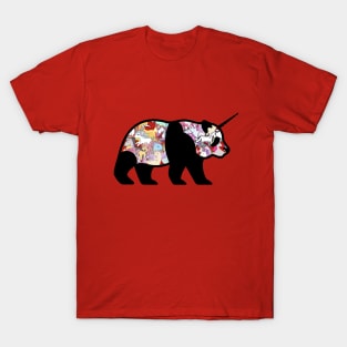 Unicorn Panda Unicorn Panda Birthday Cool Unique Graphic T-Shirt